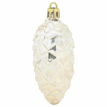 Julgran Kottboll 40 st champagne 4 x 9 cm Plast LED-lampor