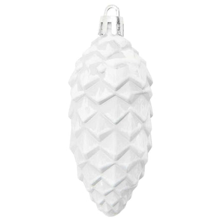 Julgran Kottboll 40 pcs Vit Plast