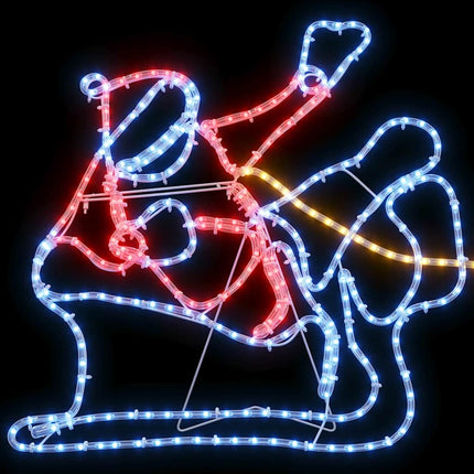Juldekoration Flerfärgsdesign 69 x 79 cm PVC
