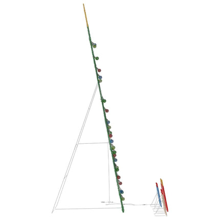 Belyst julgran med 3 presentlådor 2D varm vit 210 cm