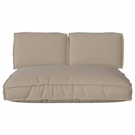Kuddsats 3 pcs Taupe Oxford Tyg