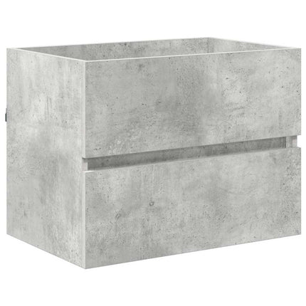 Badrumsmöbelset Betonggrå 60 x 38,3 x 45 cm Konstruerat trä