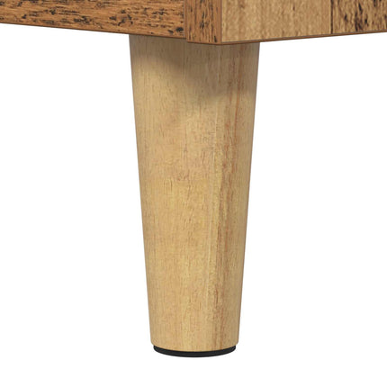 Sängskåp 2 pcs Gammalt trä 40 x 35 x 50 cm Konstruerat trä
