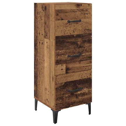 Sideboard Gammalt trä 34,5 x 34 x 90 cm Konstruerat trä
