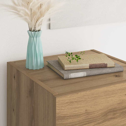 Sideboard med låda Artisan Ek 34,5 x 34 x 90 cm Konstruerat trä