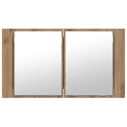 Badrumsspegelskåp Artisan Ek 80 x 12 x 45 cm Konstruerat trä