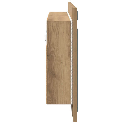 Badrumsspegelskåp Artisan Ek 80 x 12 x 45 cm Konstruerat trä