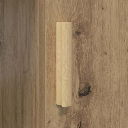 Skrivbord med hylla Artisan Ek 140 x 50 x 75 cm Konstruerat trä