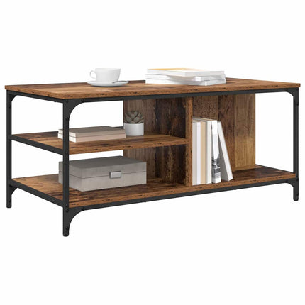 Kaffeebord Gammalt trä 100 x 50 x 45 cm Konstruerat trä