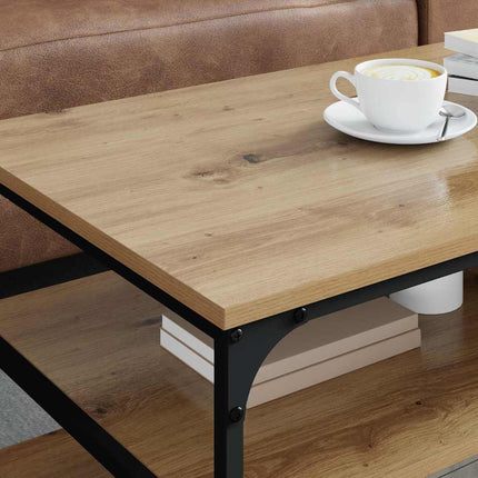 Kaffeebord Artisan Ek 100 x 50 x 45 cm Konstruerat trä