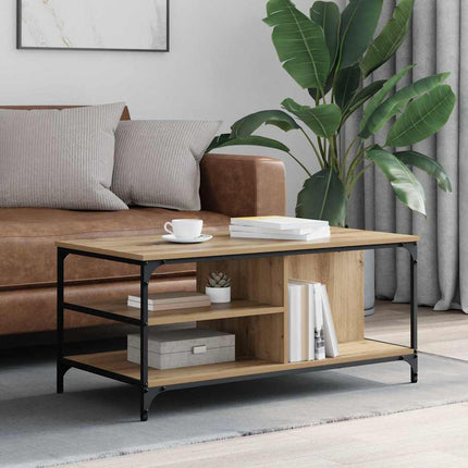 Kaffeebord Artisan Ek 100 x 50 x 45 cm Konstruerat trä