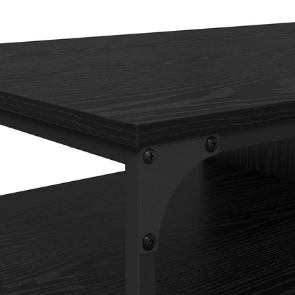 Kaffeebord Svart Ek 100 x 50 x 45 cm Konstruerat trä