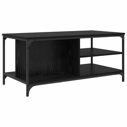 Kaffeebord Svart Ek 100 x 50 x 45 cm Konstruerat trä
