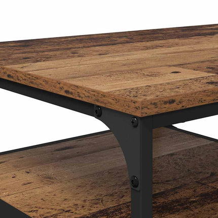 Kaffeebord Gammalt trä 90 x 49 x 40 cm Konstruerat trä