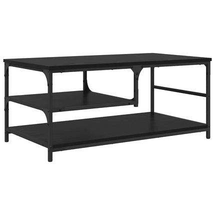 Kaffeebord Svart Ek 90 x 49 x 40 cm Konstruerat trä