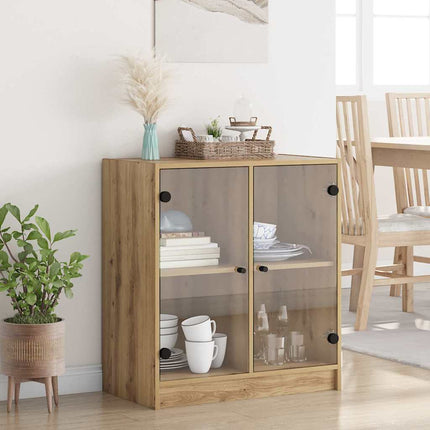 Sidokabinett Artisan Ek 68 x 37 x 75,5 cm Konstruerat trä