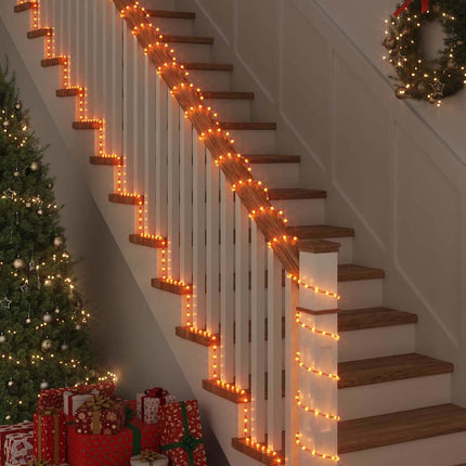 Ljuslina med 120 LED-lampor Varmvit 5 m PVC