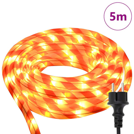 Ljuslina med 120 LED-lampor Varmvit 5 m PVC