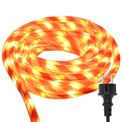 Ljuslina med 1200 LED-lampor Varmvit 50 m PVC