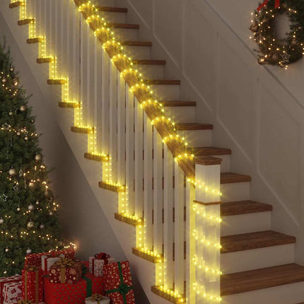 Ljuslina med 120 LED-lampor Varmvit 5 m PVC