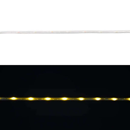 Ljuslina med 480 LED-lampor Varmvit 20 m PVC