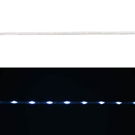 Ljuslina med 120 LED-lampor Kall Vit 5 m PVC