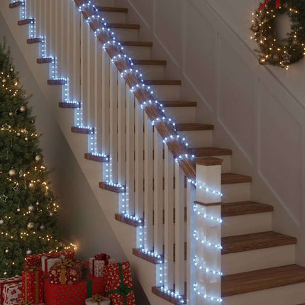 Ljuslina med 240 LED-lampor Kall Vit 10 m PVC