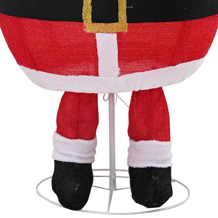 Jultomte med 200 LED-lampor Varmvit 100 x 180 cm tyg