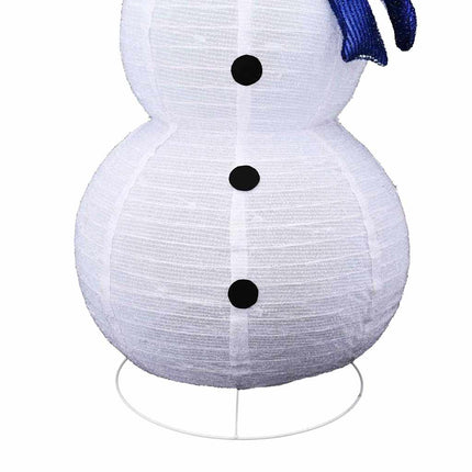 Julsnögubbsfamilj med 270 LED-lampor 3 pcs Varmvit tyg