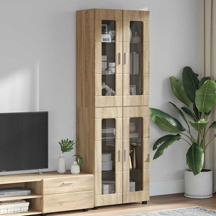 Skåp FLORIN 60 x 35 x 182 cm Sonoma-ek Konstruerat trä