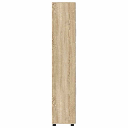 Skåp med dörr FLORIN Sonoma-ek 60 x 35 x 182 cm Konstruerat trä