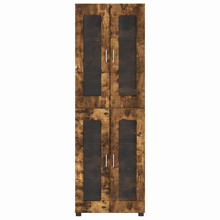 Skåp FLORIN 60 x 35 x 182 cm Rökt ek Konstruerat trä