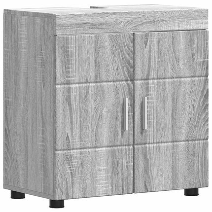 Badrumsmöbelset TULUM 2 pcs Grå Sonoma 60 x 34 x 63 cm