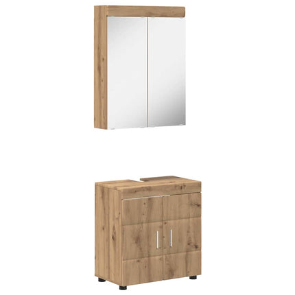 Badrumsmöbelset TULUM 2 pcs Artisan Ek 60 x 34 x 63 cm