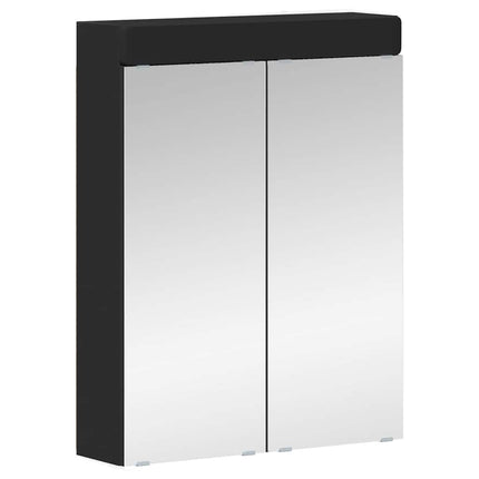 Badrumsmöbelset TULUM 4 pcs Svart 60 x 34 x 63 cm