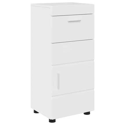 Badrumsmöbelset TULUM 4 pcs Högblanka vita 60 x 34 x 63 cm