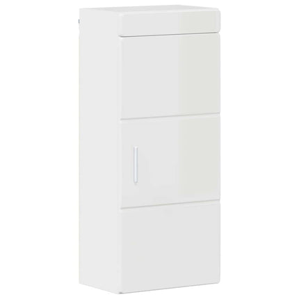 Badrumsmöbelset TULUM 4 pcs Högblanka vita 60 x 34 x 63 cm