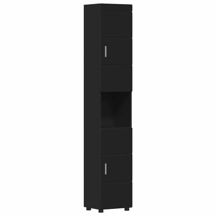 Badrumsmöbelset TULUM 5 pcs Svart 60 x 34 x 63 cm
