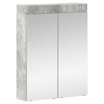 Badrumsmöbelset TULUM 5 pcs Betonggrå 60 x 34 x 63 cm