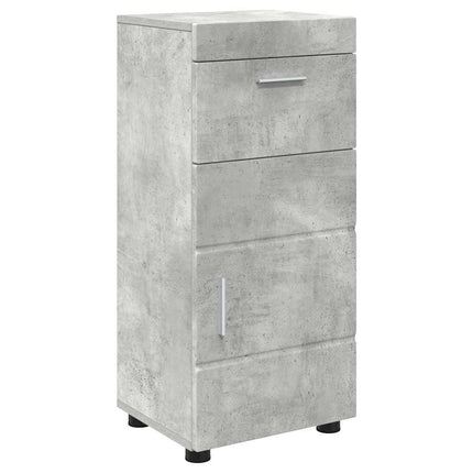 Badrumsmöbelset TULUM 5 pcs Betonggrå 60 x 34 x 63 cm