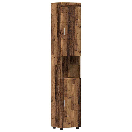 Badrumsmöbelset TULUM 5 st Gammalt trä 60 x 34 x 63 cm