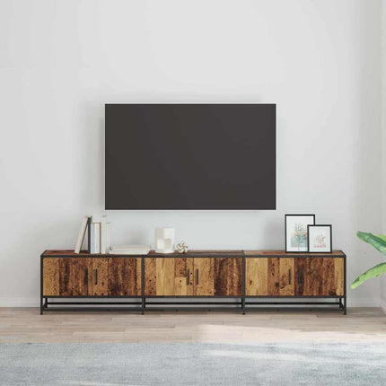 TV Enheter 2 pcs Gammalt trä 210 x 35 x 41 cm Konstruerat trä