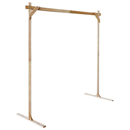 Bröllopsbåge Ljusbrun 225 x 95 x 226 cm Massiv furu