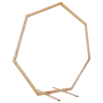 Bröllopsbåge Ljusbrun 221 x 92 x 216 cm Massiv furu