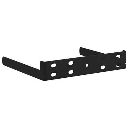 Vägg hylla 2 pcs Röd 23 x 23,5 x 4 cm Konstruerat trä