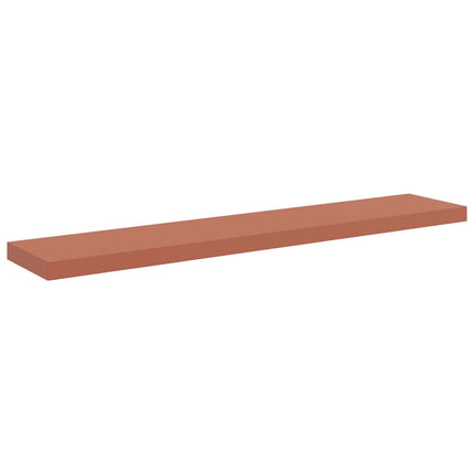 Vägg hylla 2 pcs Röd 120 x 23,5 x 4 cm Konstruerat trä