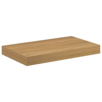 Vägg hylla 2 pcs Brun 40 x 23,5 x 4 cm Konstruerat trä