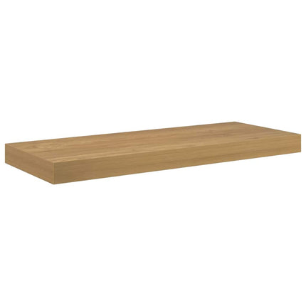 Vägg hylla 2 pcs Brun 50 x 23 x 4 cm Konstruerat trä