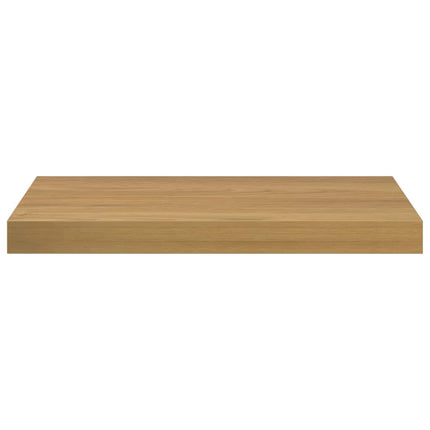 Vägg hylla Väggmonterat 4 st Brun 50 x 23,5 x 3,8 cm