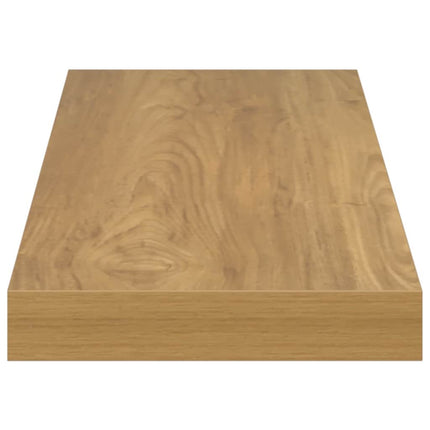Vägg hylla 4 pcs Brun 60 x 23 x 4 cm Konstruerat trä